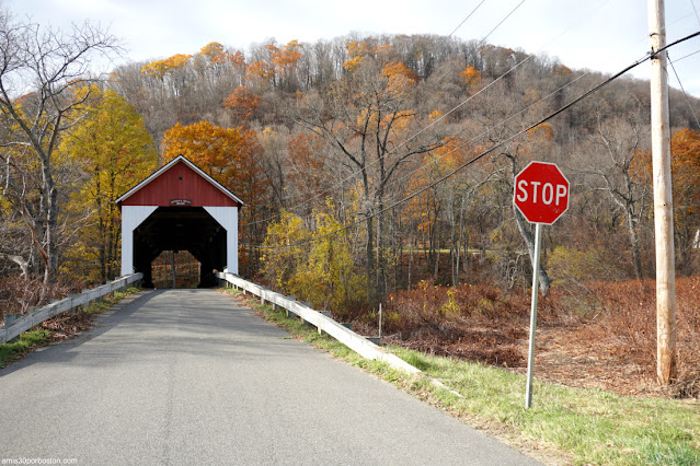 Puente Cubierto Arthur A Smith en Massachusetts