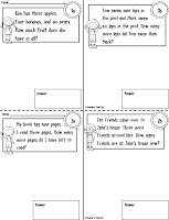 Mini Workbook for Simple Addition and Subtraction Word Problems