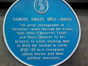 The first one was for Samuel Smiles and was outside the museum: (samuel smiles)