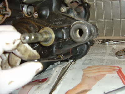 Cagiva Mito 125 engine strip down / tear down ( gearbox and crankshaft removal )