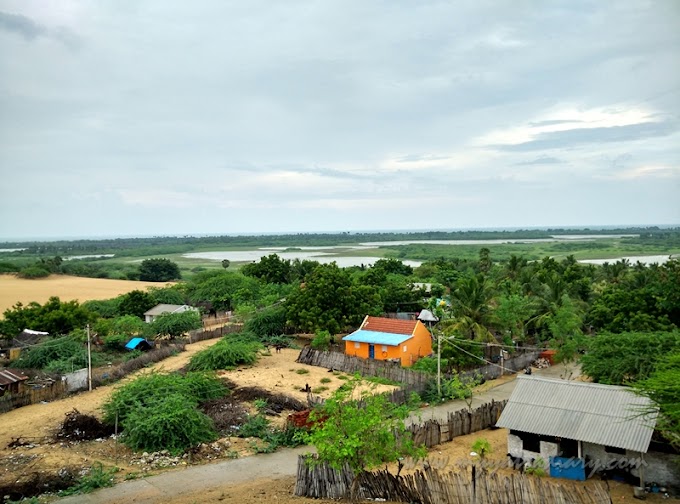 Places to see / Teerthas of Rameshwaram: Gandhamadana Parvatham (Rama Padam).