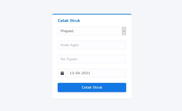 Web Cetak Struk Alfa-Trans