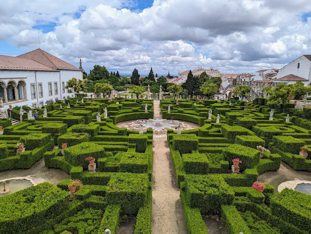 Jardim do Paço Episcopal in Castelo Branco Portugal
