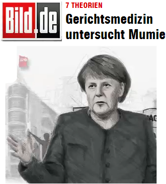 Gerichtsmedizin untersucht Mumie / Merkel