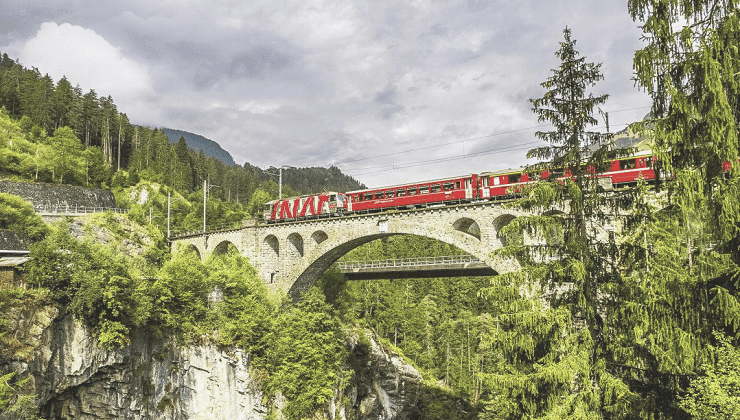 The Albula / Bernina Railway
