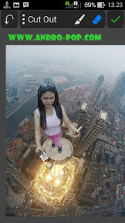 Tutorial Lengkap Cara Edit Foto Selfie Di Atas Gedung Tinggi dengan PicSay