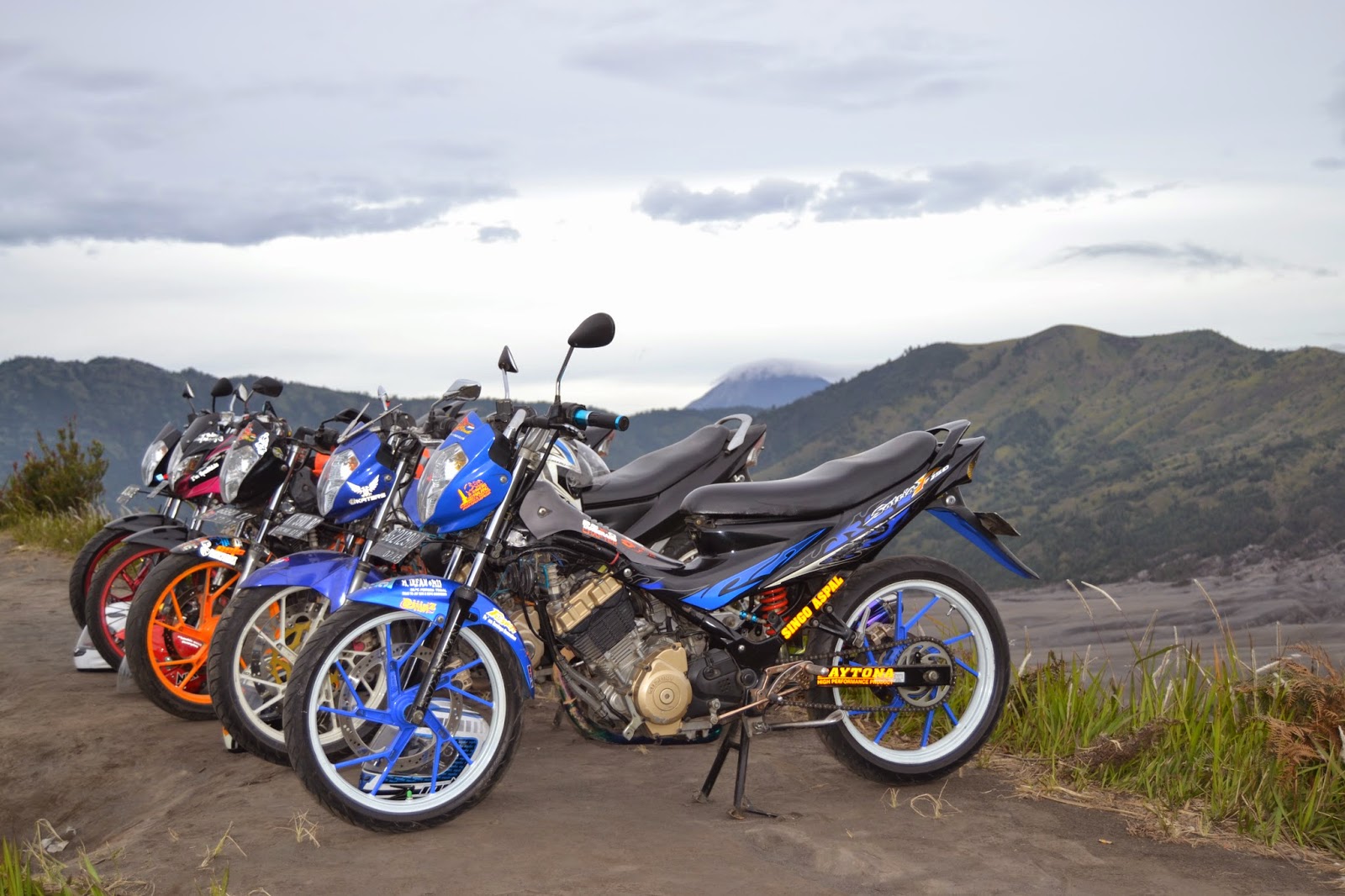 Kumpulan Modifikasi Satria Fu Pake Stang Jepit Terlengkap Cabang