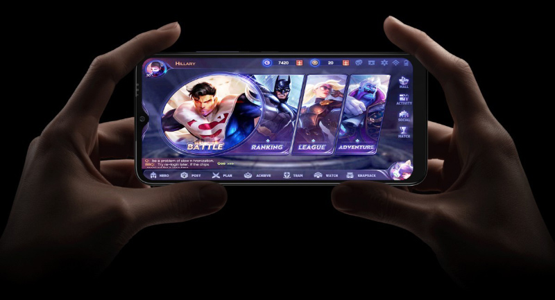 The N50 Pro running the AOV game