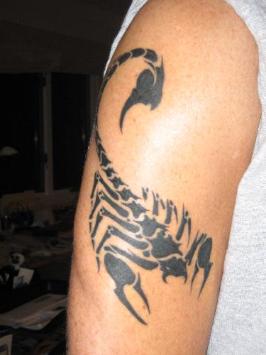 What does an scorpion symbolize? What does a scorpion tattoo mens?