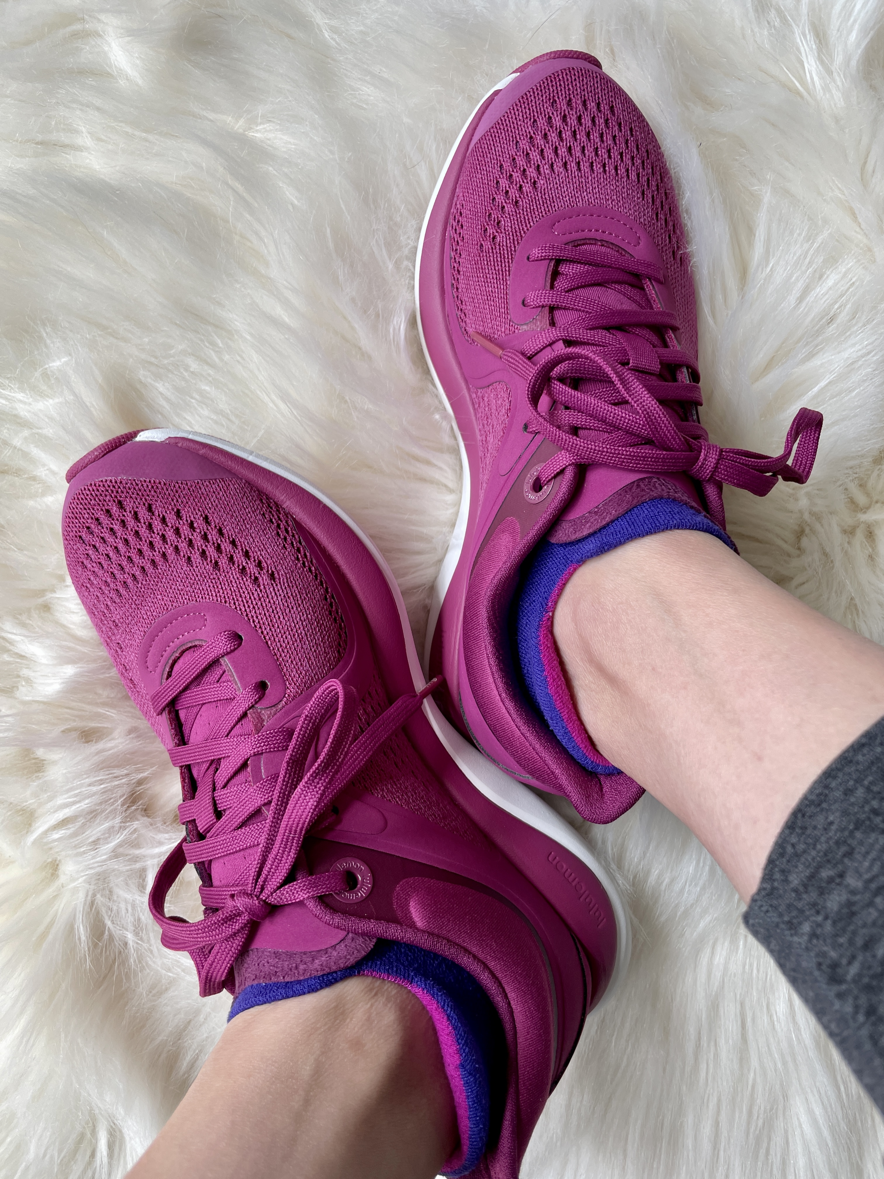 Fit Review! Lululemon Chargefeel Low Workout Shoe Magenta Purple