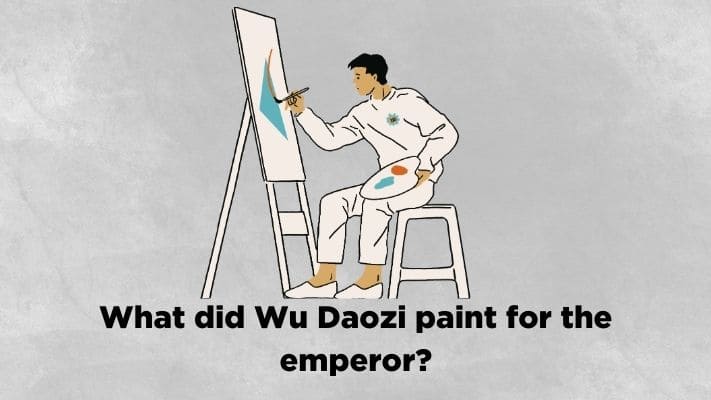 What did Wu Daozi paint for the emperor?