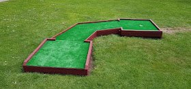 Mini Golf course at Queens Park in Crewe