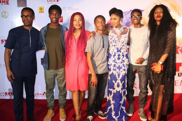 Tony Elumelu, Lai Mohammed, Mo Abudu, Toyin Abraham, Biola Alabi, Ufuoma and others attend Omoni Oboli?s premiere of Wives on Strike Revolution