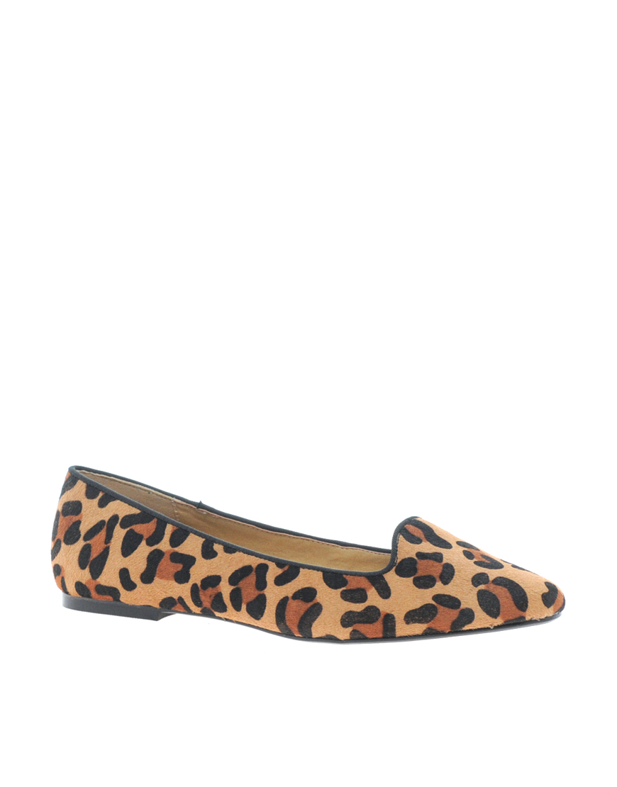 Oasis leopard slipper shoes; this and next at asos.