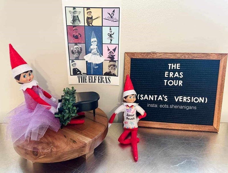 elf on the shelf eras tour idea