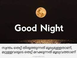 Beautiful Good Night Malayalam Images & Quotes in 2023