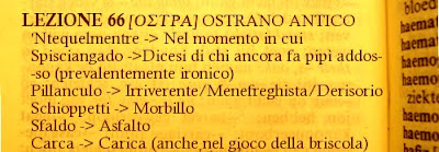 Ostra,dialetto