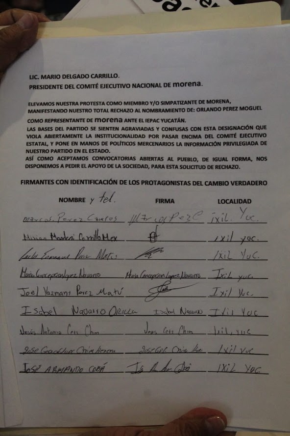 Mario Mex borra en Facebook que está “Morena Yucatán bajo ataque”. Antonio Sánchez