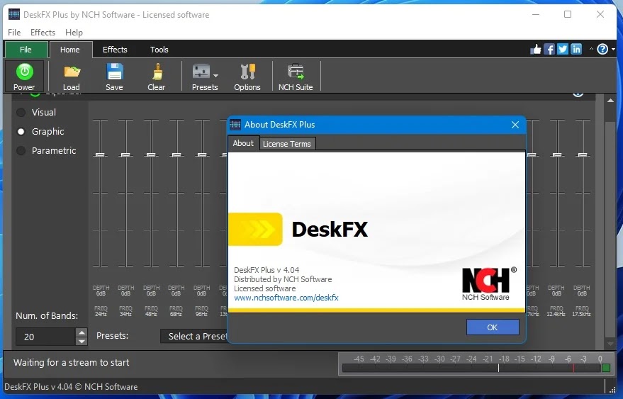 NCH DeskFX Audio Enhancer Full