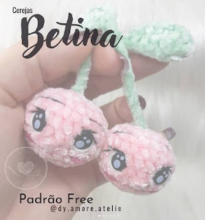 PATRON GRATIS CEREZA AMIGURUMI 50739