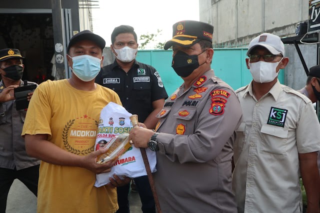 Jelang Idul Adha, Jajaran Polres Batu Bara Gelar Bahkti Sosial