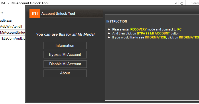 Xiaomi Account Bypass - Xiaominismes