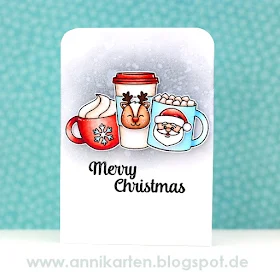 Sunny Studio Stamps: Christmas Icons & Mug Hugs Holiday Card by Anni Lerche.
