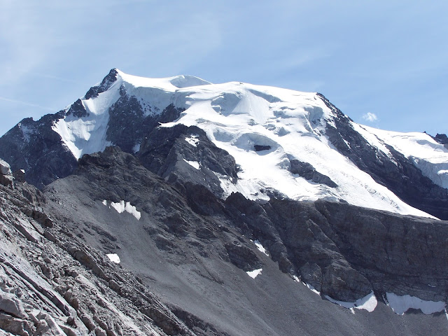 Il Mt Ortles (3905 m) in Alto Adige dal quale sono state estratte nel 2011 le carote di ghiaccio