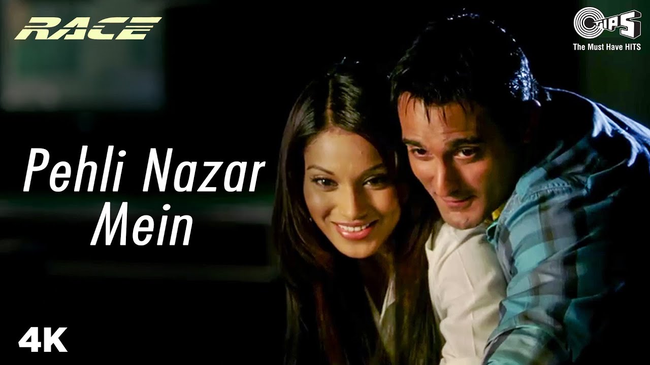 Pehli Nazar Mein Lyrics Race | Akshaye Khanna X Bipasha Basu | Atif Aslam