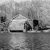 Red Barn in Black and White