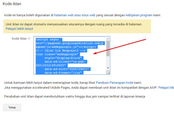 Cara Buat Iklan Link Adsense Responsive Untuk Meningkatkan Penghasilan