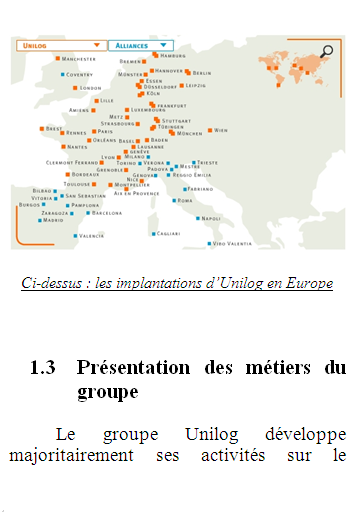 rapport de stage dans une entreprise informatique