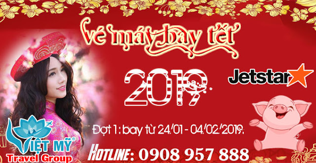 Jetstar mở bán vé máy bay tết 2019 đợt 1