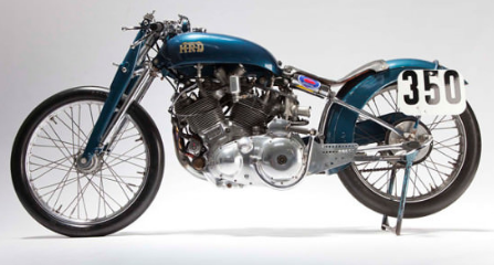 The History Of MOTORCYCLE: THE ‘BLUE BIKE’ VINCENT 