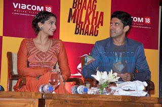 Farhan & Sonam Kapoor promote 'Bhaag Milkha Bhaag'- The Movie is already hit on the screen