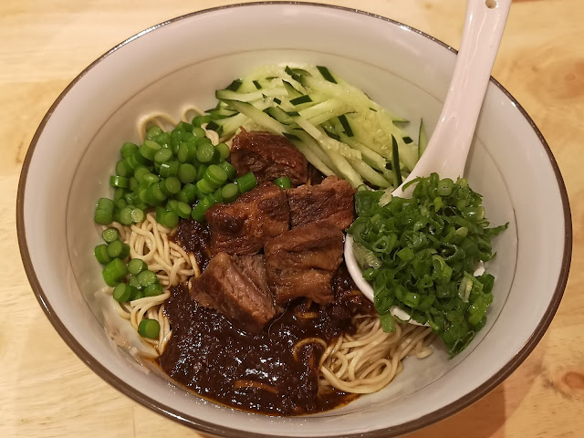 Korean-Style Paraside Wagyu Beef with Soy Bean Paste Dry Noodle