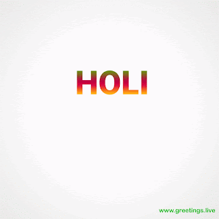 Happy Holi Wishes gif greetings from www.Greetings.live
