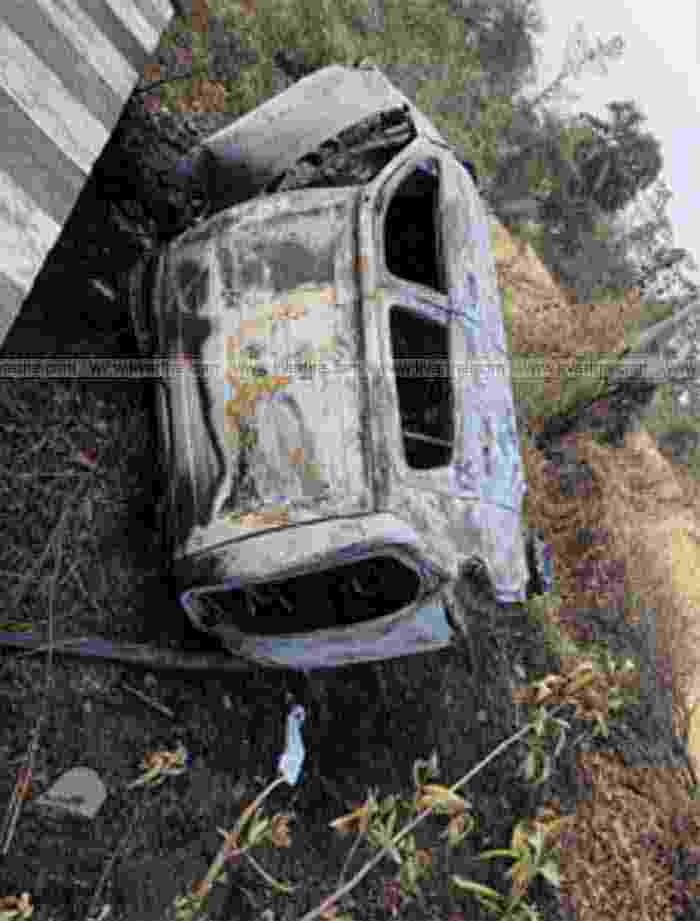 National, News, Car, Car Accident, Chhattisgarh, Raipur, Fire, Death, Police, Family, Investigates, Top-Headlines, Five of a family died after car catches fire.
