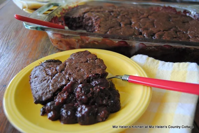 Chocolate Cherry Cobbler at Miz Helen's Country Cottage