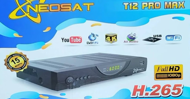 NEOSAT T12 PRO MAX HD RECEIVER ORIGINAL FLASH FILE 