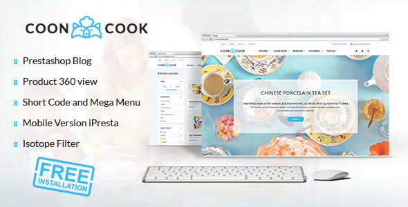 CoonCook - Prestashop Online Store + Blog