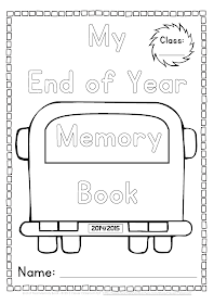 End of Year Memory Book and Activities K-1 Unit and a FREEBIE