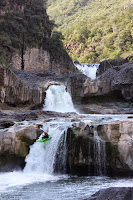 Mexico kayak whitewater, chris Baer WhereIsBaer.com water falls mexico tripple