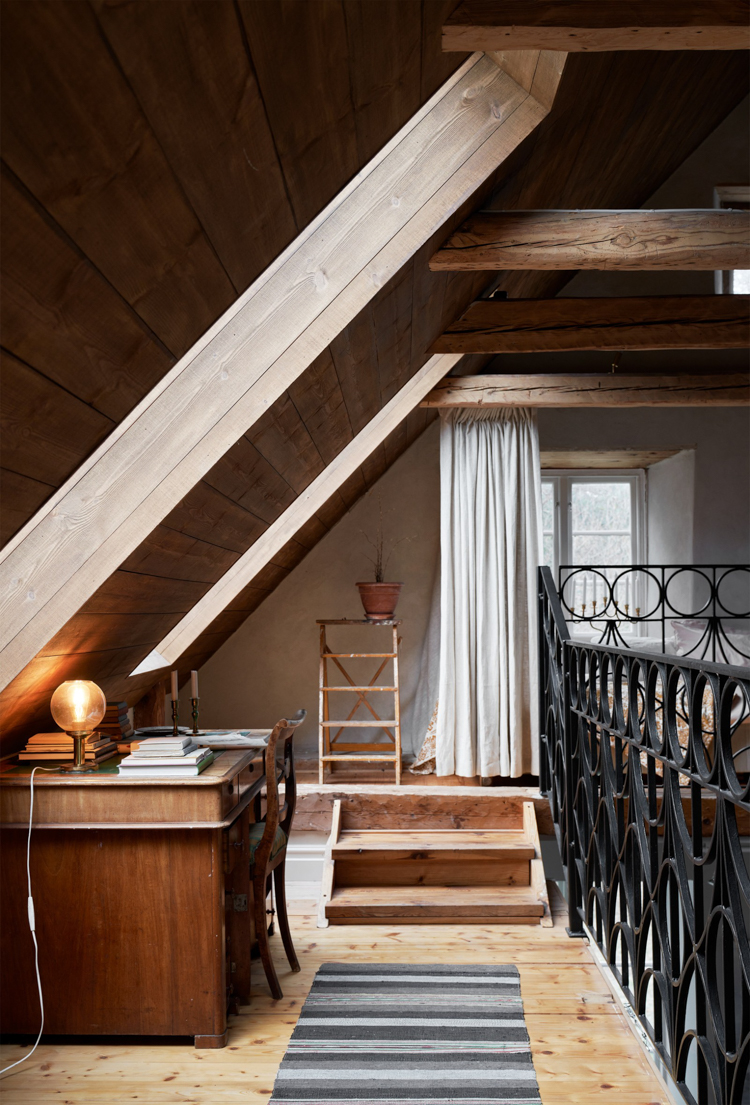 A Converted School House on the Swedish Island of Gotland