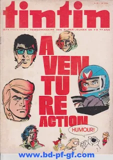 Tintin numéro 29, 1975, Aventure action