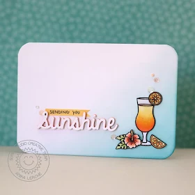 Sunny Studio Stamps: Tropical Paradise Sending You Sunshine Card by Anni Lerche.