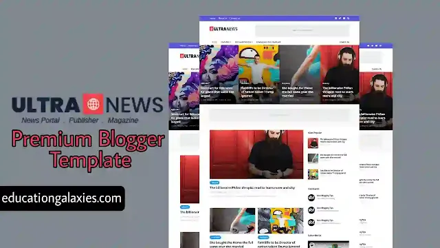 ultranews premium blogger template