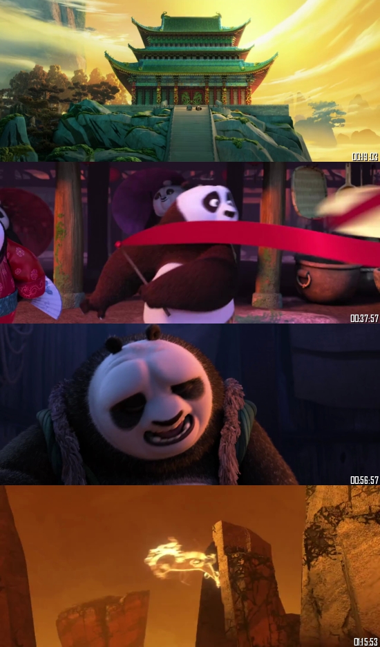 Kung Fu Panda 3 (2016) BRRip 720p 480p Dual Audio Hindi English Full Movie Download