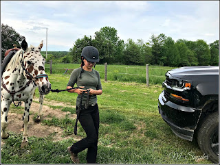 June 12, 2019 Watching our granddaughter ride.