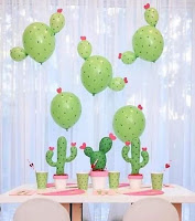 Temática de cactus para fiestas y cumpleaños